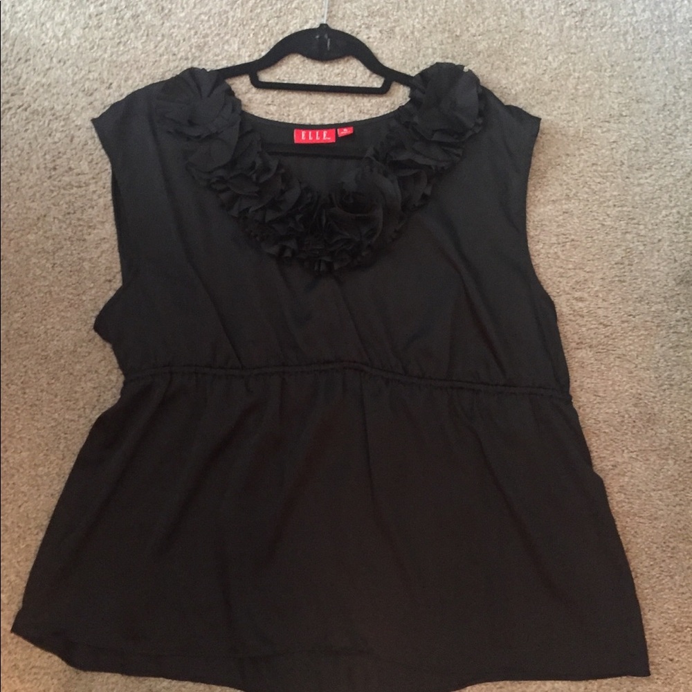 Beautiful Elle black embellished blouse
